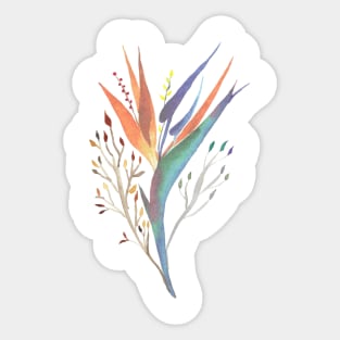 Hawaiian Flower Sticker